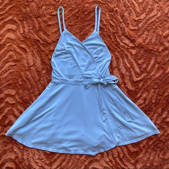 Urban Outfitters Pants - UO KIMCHI BLUE VERUCA SKORTED WRAP ROMPER